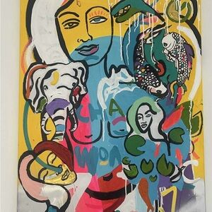 Vibrant Abstract Art Canvas